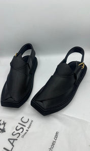 BLACK DOTED KAPTAN COW LEATHER